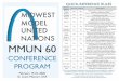 QUICK-REFERENCE RULES - WordPress.com · 2020-02-18 · MMUN 60 Limit CONFERENCE PROGRAM February 19-22, 2020 St. Louis, Missouri, USA QUICK-REFERENCE RULES