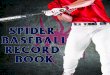 SPIDER BASEBALL RECORD BOOK - Amazon S3 · 2017-06-26 · SPIDER BASEBALL RECORD BOOK Single Season Records Games Played ... 1952 13-6 Malcolm Pitt 1953 9-9 Malcolm Pitt 1954 9-8