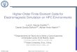 Higher-Order Finite Element Code for Electromagnetic ...mumps.enseeiht.fr/doc/ud_2017/Castillo_Talk.pdf · Higher-Order Finite Element Code for Electromagnetic Simulation on HPC Environments