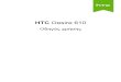 HTC Desire 610 - Vodafone€¦ · Επεξεργασία πλαισίων Αρχικής οθόνης 52 2 Περιεχόμενα . Αλλαγή της κύριας Αρχικής