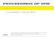 PROCEEDINGS OF SPIE · PDF file PROCEEDINGS OF SPIE Volume 6872 Proceedings of SPIE, 0277-786X, v. 6872 SPIE is an international society advancing an interdisciplinary approach to
