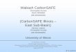 Wabash CarbonSAFE - National Energy Technology …...repowering 1993-1995) – Clean Coal Technology Program, Round IV Demonstration Project • Ownership changes, operations suspended