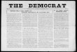 THE DEMOCRAT · THE DEMOCRAT VOL. I HONOLULU, T. H., TUESDAY, NOVEMBER 1, 1910. No. 7 VOTERS WILL GALL BLUFF OF SPECIAL INTERESTS ON One week from tomorrow, fellow cit- izens, Ave