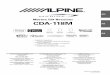 Marine CD Receiver CDA-118M - alpine-usasupport.alpine-usa.com/products/documents/OM CDA-118M... · 2009-11-09 · Marine CD Receiver CDA-118M • OWNER’S MANUAL Please read before