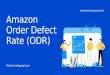Amazon Order Defect Rate (ODR)