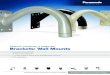 Brackets: Wall Mounts - PanasonicPWM20G, PWM20GB, & PWM20GS Brackets: Wall Mounts • Durable powdercoat finish • All aluminum construction • 1 ½” pipe thread on end for quick