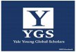 2019 Viewbook FINAL - Yale Young Global Scholars · Note: We would like to thank our student photographers ˜or their contribution to this year’s edition o˜ the YYGS viewbook