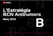 L’Estratègia BCN Antirumors - WordPress.com · 2016-03-07 · Marc de treball: Pla BCN Interculturalitat Objectius principals del Pla BCN Interculturalitat: • Definir una estratègia