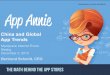 China and Global Intelligence App Trends Overview · 2013-12-02 · #1 App Store Analytics and Market Data" App Annie products are used by 90% of the top 100 publishers* and have
