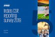 CSR Survey 2020 - assets.kpmg€¦ · CSR Reporting Survey 2019, reports on companies’ compliance with the Act in all its respects, from reporting on CSR policy and CSR committees,