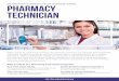 SAN FRANCISCO STATE UNIVERSITY | COLLEGE OF EXTENDED ... · TECHNICIAN Begin a career as a pharmacy technician. As a pharmacy technician, you will assist pharmacists with many tasks