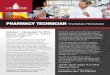 PHARMACY TECHNICIAN TRAINING PROGRAM€¦ · of New York at Buffalo School of Pharmacy and Pharmaceutical Sciences professors. Each student will complete 80 internship hours at local