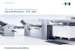Peak performance. - Heidelberger Druckmaschinen · system an absolute peak performance machine. The combi- nation of oblong format processing and shingled folding pairs two methods