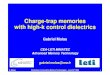 Charge-trap memories with high-k control dielectricsleti.congres-scientifique.com/annualreview2009/workshop3/_AR09_… · Charge trap memories with high-k control dielectrics Coupling