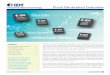 IDT Clock Generation Overview - mouser.com · 849S625i Crystal to LVPECL/LVDS Clock Synthesizer • Ten selectable differential LVPECL or LVDS outputs • Output frequencies of 625