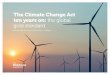 The Climate Change Act ten years on - the global …...The Climate Change Act ten years on: the global gold standard market-shaping policies for a decade that now permit us to anticipate