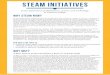 STEAM initiatives - updated · contribute to educators’ pedagogical repertoires and instructional practice. 8):.45 In MST, we have a rich history of crossing disciplinary boundaries