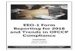 EEO-1 Form Reporting for 2018 and Trends in OFCCP Compliance · EEO-1 Form Reporting for 2018 and Trends in OFCCP Compliance Presented By: This manual was created for online viewing
