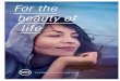 For the beauty of life - Home - Merz Pharma · aesthetic medical devices Ultherapy® and Cellfina™ to the Merz portfolio allows the company to provide clinically-relevant treatment