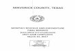 newtools.cira.state.tx.us · Maverick County Auditor's Office coauditor@co.maverick.tx.us ina MONTHLY EXECUTIVE SUMMARY na Juste ) nau ited (No assurances (Not GASB Mprcb31, 2017