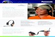 Clarity - logiscenter.com · Introducing Attune™ II — the crush-proof, spill-proof, noise-cancelling, drive-thru headset that can transform a noisy restaurant into an oasis of