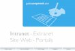 Grille Intranet Extranet · Intranet Extranet Portail Gestion de contenu, réseaux et protocole Internet • Le monde de la gestion de contenu est particulièrement complexe et évolutif