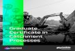 Graduate Certificate in Catchment Processes · 2020-02-18 · Graduate Certificate in Catchment Processes. We have drastically changed the way our catchments operate, through land