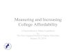 Measuring and Increasing College Affordabilitynebhe.org/info/pdf/policy/Jan_29_2014_ME_EdCACmte_NCSL...Measuring and Increasing College Affordability A Presentation to Maine Legislators