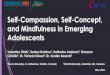 Self-Compassion, Self-Concept, and Mindfulness in Emerging ... · Processes Self-Compassion The act of caring, feeling warm, and understanding towards oneself (Peterson, 2017; Van