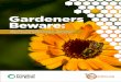 Gardeners Beware...istration Review starting in 2013, and ensure inclusion of the independent science on the short- and long-term effects of pesticides on pollinators. • Expedite