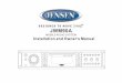 JWM90A - Jensen Electronics · Features of Jensen JWM90A mobile audio system include: CAUTION: This mobile DVD player is a Class I laser product that uses a v i sb le/n ar b m whch