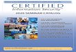 20 SEMINAR CATALOG - certifiedinfosec.com · Information Security Manager, a Certified Information Systems Auditor, a Certified Information Systems Security Professional, and has
