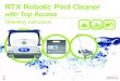 RTX Robotic Pool Cleaner - The robotic pool cleaner with its floating cable. - The Power Supply (transformer)