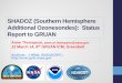 SHADOZ (Southern Hemisphere Additional …...SHADOZ (Southern Hemisphere Additional Ozonesondes): Status Report to GRUAN Anne Thompson, anne.m.thompson@nasa.gov 12 March 14, 6 th GRUAN