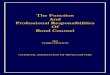 The Function And Professional Responsibilities Of Bond Counsel … · Professional Responsibilities Of Bond Counsel 2011 THIRD EDITION NATIONAL ASSOCIATION OF BOND LAWYERS . NOTICE
