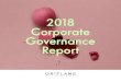 2018 Corporate Governance Report - Oriflame The Corporate governance report INTRODUCTION Corporate governance,
