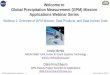 Welcome to Global Precipitation Measurement (GPM) Mission ... · 8.12.2015  · GPM Applications Webinar - 1 December 8, 2015 ... 2015 Welcome to Global Precipitation Measurement