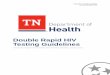 Double Rapid HIV Testing Guidelines - Tennessee...Rapid HIV Testing Guidelines Revised October 2019 1 Double Rapid HIV Testing Guidelines Tennessee Department of Health| HIV/STD/Viral