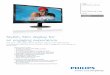 Stylish, Slim display for an engaging experience · Philips LCD monitor with 2ms 21.5" (54.6 cm) C-line Full HD 226C2SB Stylish, Slim display for an engaging experience With a Slim,