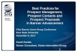 Best Practices for Prospect Management, Prospect Contacts and 2017 Prospect...¢  Best Practices for