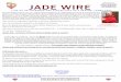 Jade Alarm Co. JADE WIRE Kansas City, MO 64131 …...making sure their fire alarm and burglar alarm service is fully operational. If not for Ryan and his technicians – Shawn, Andrew,
