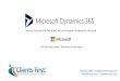 Product Overview with Dan Burke, Technical Solutions ... · DYNAMICS AX LIFECYCLE SERVICES (LCS) The Planning, Implementation, and Operation Lifecycle for Microsoft Dynamics AX •Define