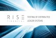 TESTING OF DISTRIBUTED LEDGER SYSTEMS - Exactpro Systems€¦ · Page 2 CTO of RISE Financial Technologies London-based technology provider Bringing DLT infrastructure to the post-trade