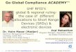 Go Global Compliance ACADEMY - atwebpages.commazar.atwebpages.com/Downloads/Webinar... · Name Regional and Intergovernmental Telecoms Regulators APT Asia Pacific Telecommunity, 38