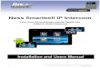 Ness Smartbell IP Intercom - NESS Corporationnesscorporation.com/InstallationManual/Ness_IPComms... · 2014-06-11 · 1 Ness SmartBell IP Intercom Installation and Users Manual.(series