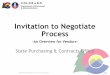 Invitation to Negotiate - Colorado.gov...May 24, 2019  · Invitation to Negotiate (ITN) Colorado Procurement Rule R-24-103-208-03, effective October 1, 2018, identifies new State