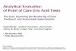 Analytical Evaluation of Point of Care Uric Acid Tests › wp-content › uploads › 2018 › 05 › ...Analytical Evaluation of Point of Care Uric Acid Tests The Goal: Improving
