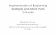 Implementation of Biodiversity strategies and Action Plans Sri Lanka › doc › meetings › city › subws-2014-01 › ... · 2014-05-30 · Flora of Sri Lanka (National Red List