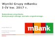 Wyniki Grupy mBanku I-IV kw. 2017 r. ... eMakler 2.0 i aplikacja mobilna dla inwestorów giełdowych Kampania społeczna promująca bezpieczeństwo w sieci Wewnętrzna reorganizacja