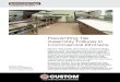 Preventing Tile Assembly Failures in Commercial Kitchens › media › 60653542 › ... · 2015-10-08 · analysis, mortar choice and tile setting should be made by a tile industry